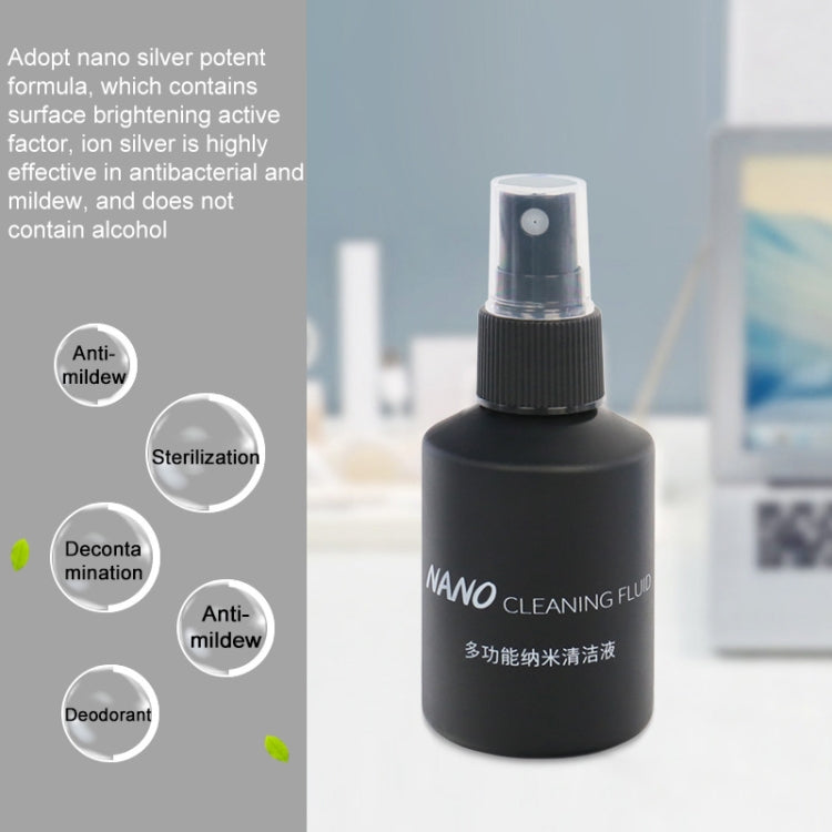 5 in 1 Nano Cleaning Solution + Cleaning Brush + Fiber Wiping Cloth + Cleaning Air Blower Computer Screen Cleaning Solution Digital Product Cleaner Set