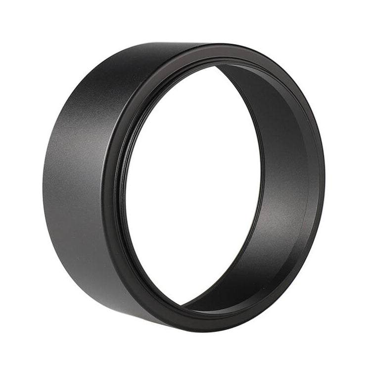 86mm x 86mm x 40mm Thread Type Straight Tube Full Metal Lens Hood Shade for Medium Telephoto Lens