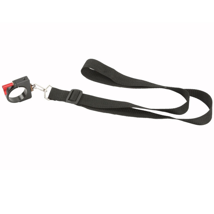 Nylon Braided Lanyard Neck Strap with Aluminum Alloy Extension Ring Clamp Mount Adapter for DJI Ronin S Gimbal