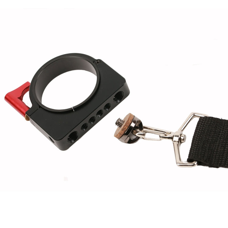 Nylon Braided Lanyard Neck Strap with Aluminum Alloy Extension Ring Clamp Mount Adapter for DJI Ronin S Gimbal