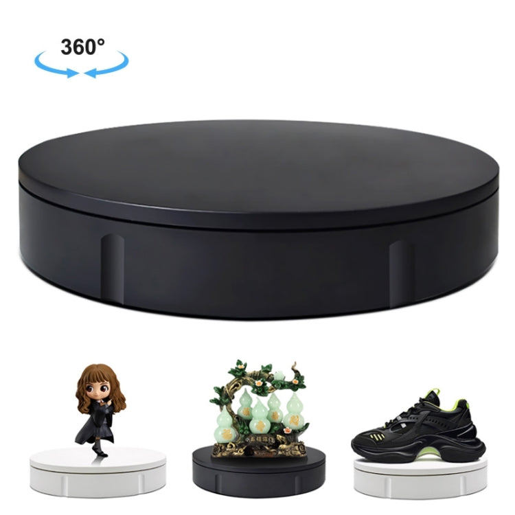 22cm Electric Rotating Display Stand Video Shooting Props Turntable, Load: 50kg, US Plug