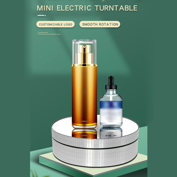 12cm 360 Degree Rotating Turntable Matte Electric Display Stand Video Shooting Props Turntable, Load: 3kg