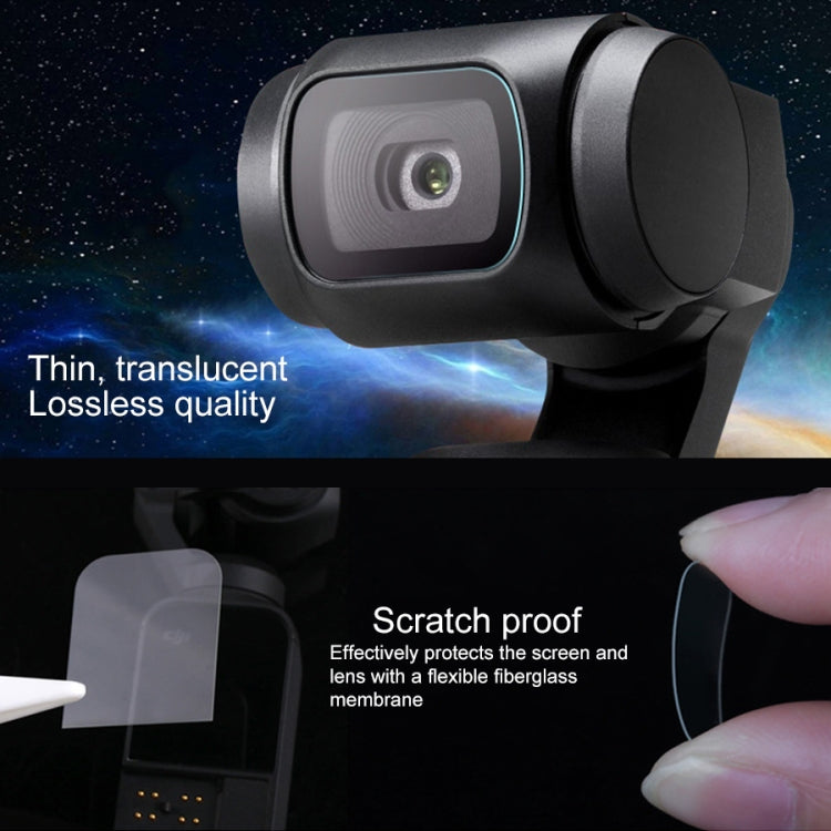 Back Camera Lens Protective Clear Tempered Glass Screen Protector Film for Dji Osmo Pocket
