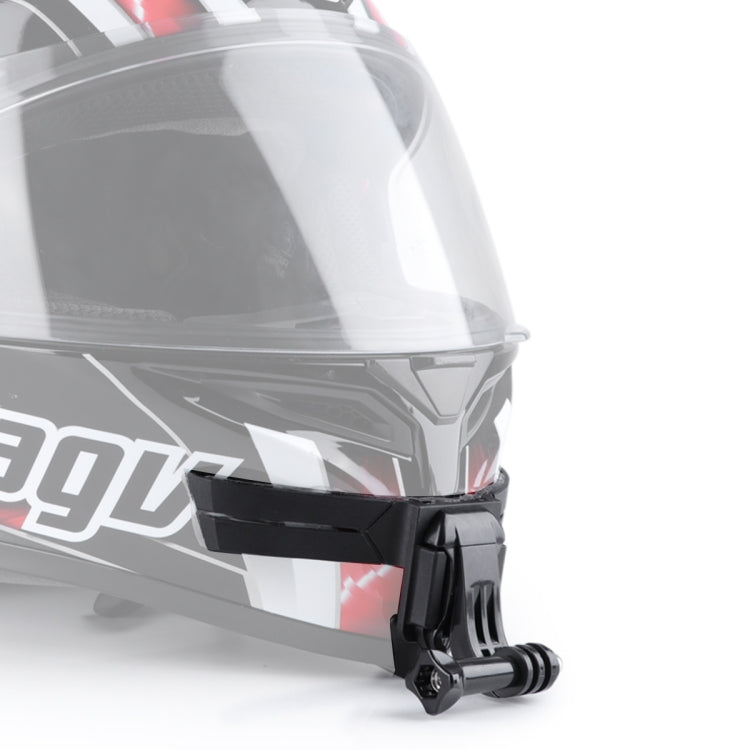 Helmet Mount with J-Hook Buckle  for GoPro Hero11 Black / HERO10 Black /9 Black /8 Black /7 /6 /5 /5 Session /4 Session /4 /3+ /3 /2 /1, DJI Osmo Action and Other Action Cameras (Black)