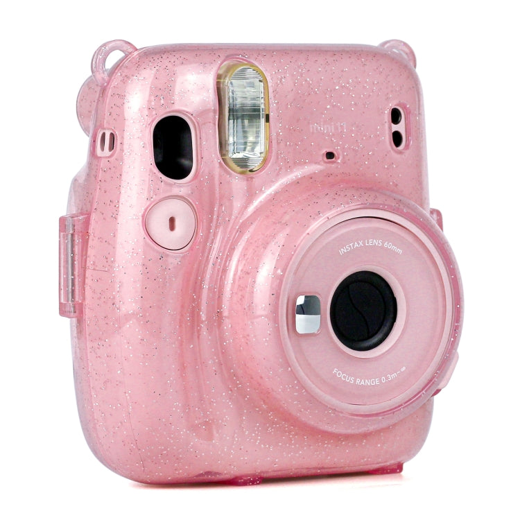 Glitter Power Crystal Case with Strap for FUJIFILM Instax mini 11