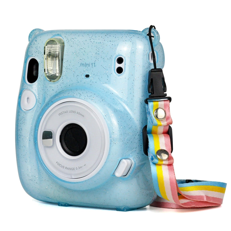 Glitter Power Crystal Case with Strap for FUJIFILM Instax mini 11