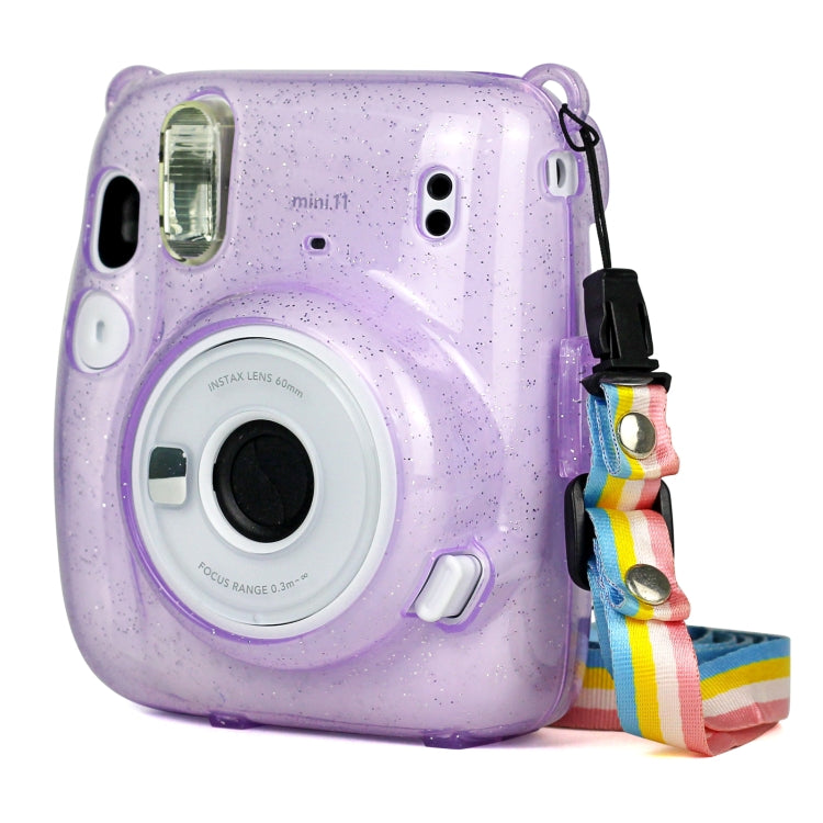 Glitter Power Crystal Case with Strap for FUJIFILM Instax mini 11