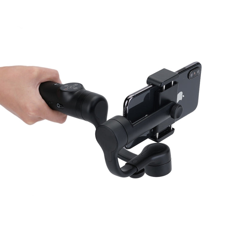 Zhizhuo S1 3-Axis Stabilized Plastic Handheld Gimbal Stabilizer for Smartphones(Black)