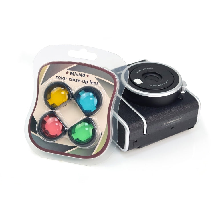 4 in 1 Four Colors Camera Filter for Fujifilm Instax mini 40