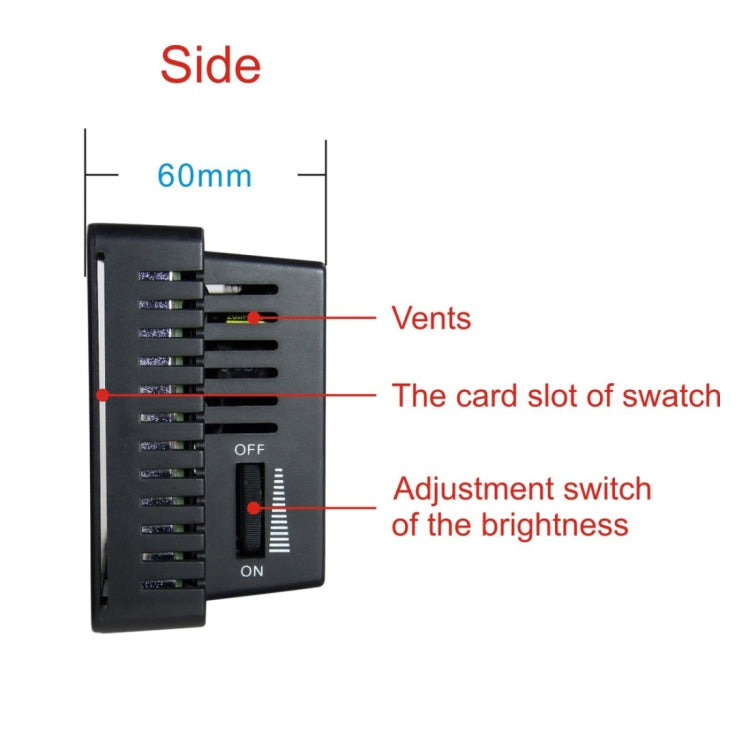 HD-126 White Light LED Video Light on-Camera Photography Lighting Fill Light for Canon, Nikon, DSLR Camera with 3 Filter Plates