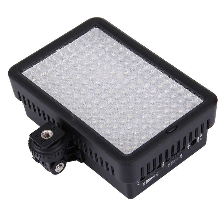 LED-5023 160 LED Dimmable Video Light on-Camera Photography Lighting Fill Light for Canon, Nikon, DSLR Camera with 2 Filter Plates