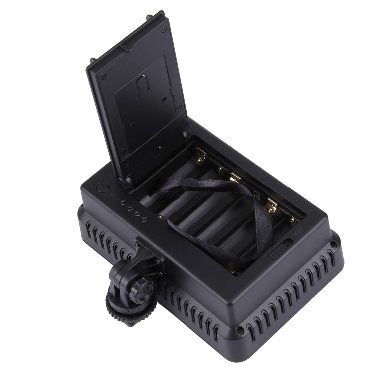 LED-5023 160 LED Dimmable Video Light on-Camera Photography Lighting Fill Light for Canon, Nikon, DSLR Camera with 2 Filter Plates