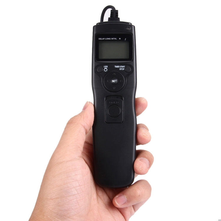 RST-7004 LCD Screen Time Lapse Intervalometer Shutter Release Digital Timer Remote Controller with N8 Cable for NIKON D3X/D3/D700/D300/D2X/D2H/D200/D1H/D1X/D800 Camera(Black)