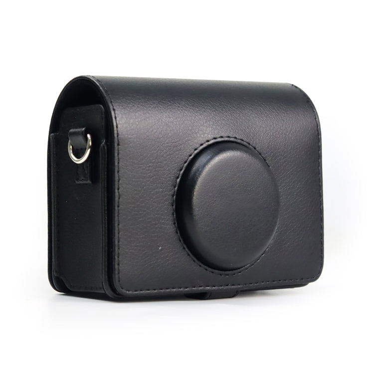 Retro Full Body Camera PU Leather Case Bag with Strap for FUJIFILM instax mini Evo