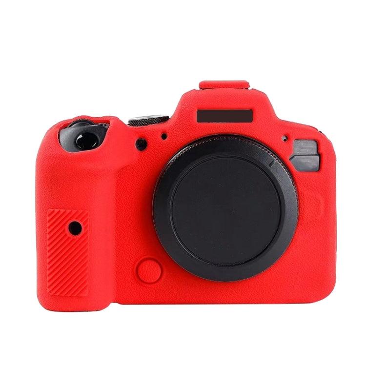 For Canon EOS R6 Litchi Texure Soft Silicone Case