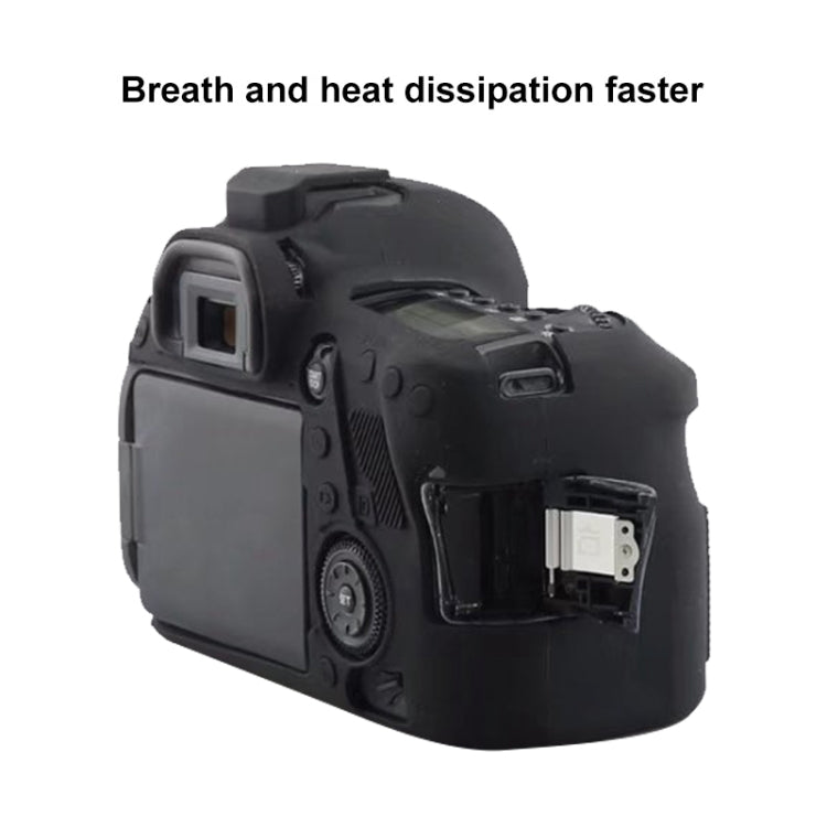 For Canon EOS 6D Mark II Soft Silicone Protective Case