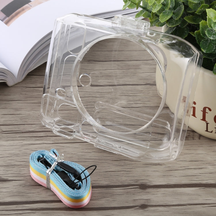 Protective Crystal Shell Case with Strap for FUJIFILM instax mini 70 (Transparent)