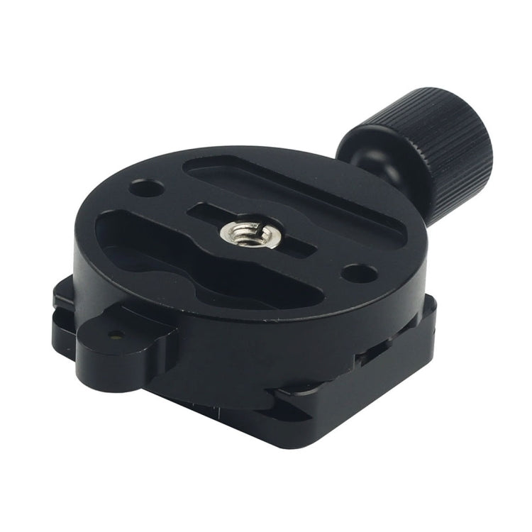 DM-55 Aluminum Alloy Round Clamp with Arca-Swiss Quick Release Plate(Black)