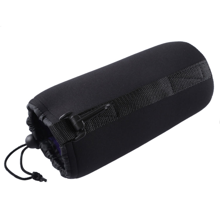 4 PCS Neoprene SLR Camera Lens Carrying Bag Pouch Bag with Carabiner, Size: 10x22cm, 10x14cm, 10x18cm, 8x10cm