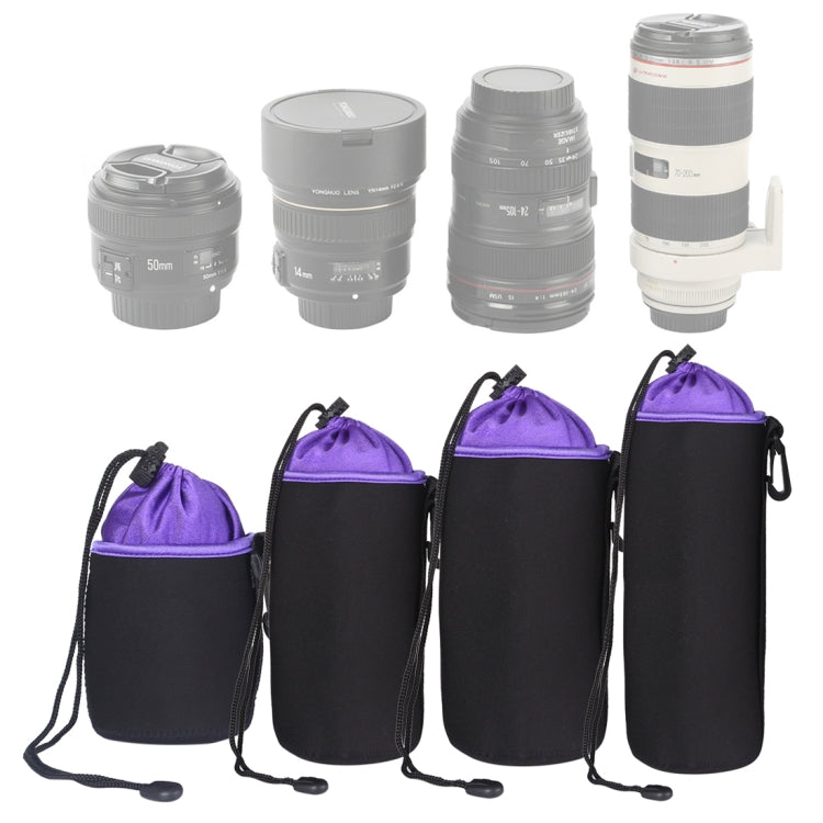 4 in 1 SLR Camera Lens Bag Micro Single Lens Bag Lens Inner Bile Bag Waterproof Protective Case Plus Velvet Thickening