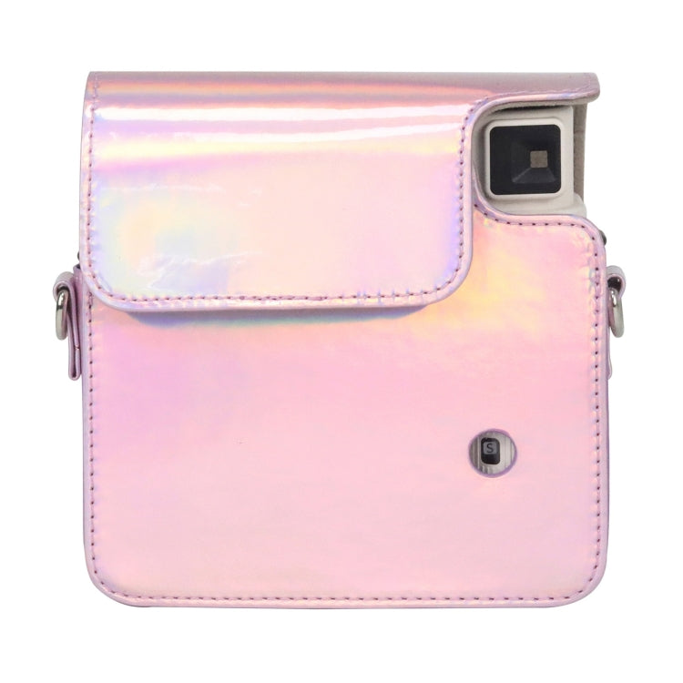 For FUJIFILM instax Square SQ1 Aurora Colorful PU Leather Camera Case Bag with Strap