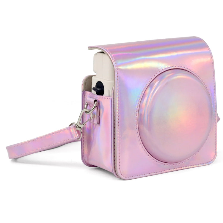 For FUJIFILM instax Square SQ1 Aurora Colorful PU Leather Camera Case Bag with Strap