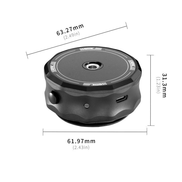 STARTRC Universal Electric Magnetic Suction Cup Mount  - Black