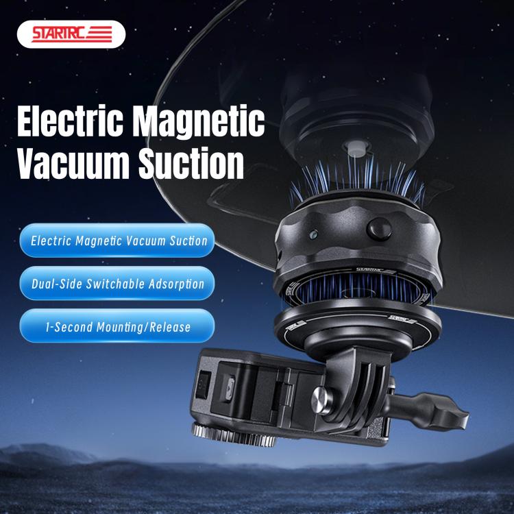 STARTRC Universal Electric Magnetic Suction Cup Mount  - Black