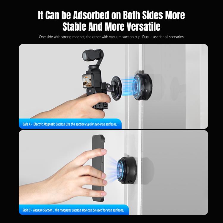 STARTRC Universal Electric Magnetic Suction Cup Mount  - Black