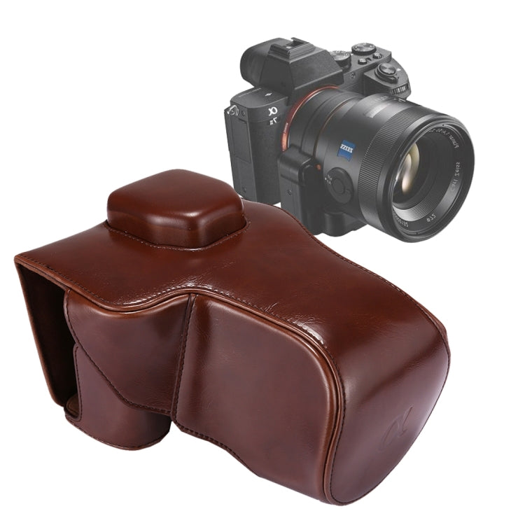 Full Body Camera PU Leather Case Bag with Strap for Sony A7 II / A7R II / A7S II
