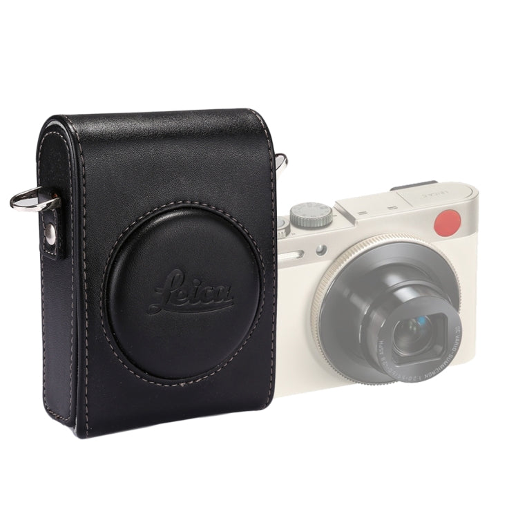Full Body Camera PU Leather Case Bag with Strap for Leica C / Panasonic LF1