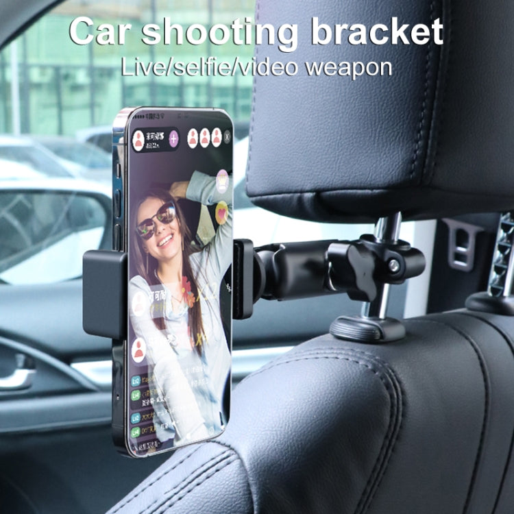 21mm Ballhead Car Front Seat Handlebar Fixed Mount Holder with Tripod Adapter & Screw for GoPro Hero11 Black / HERO10 Black /9 Black /8 Black /7 /6 /5 /5 Session /4 Session /4 /3+ /3 /2 /1, DJI Osmo Action and Other Action Cameras