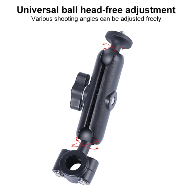 21mm Ballhead Car Front Seat Handlebar Fixed Mount Holder with Tripod Adapter & Screw for GoPro Hero11 Black / HERO10 Black /9 Black /8 Black /7 /6 /5 /5 Session /4 Session /4 /3+ /3 /2 /1, DJI Osmo Action and Other Action Cameras