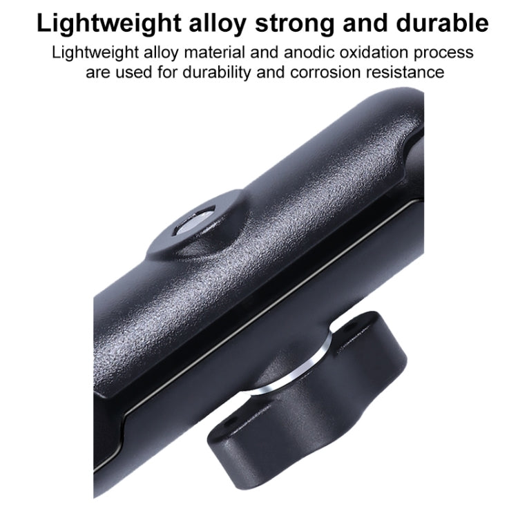 21mm Ballhead Car Front Seat Handlebar Fixed Mount Holder with Tripod Adapter & Screw for GoPro Hero11 Black / HERO10 Black /9 Black /8 Black /7 /6 /5 /5 Session /4 Session /4 /3+ /3 /2 /1, DJI Osmo Action and Other Action Cameras