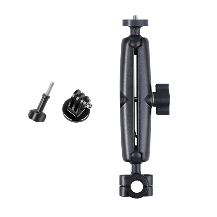 25mm Ballhead Car Front Seat Handlebar Fixed Mount Holder with Tripod Adapter & Screw for GoPro Hero11 Black / HERO10 Black /9 Black /8 Black /7 /6 /5 /5 Session /4 Session /4 /3+ /3 /2 /1, DJI Osmo Action and Other Action Cameras