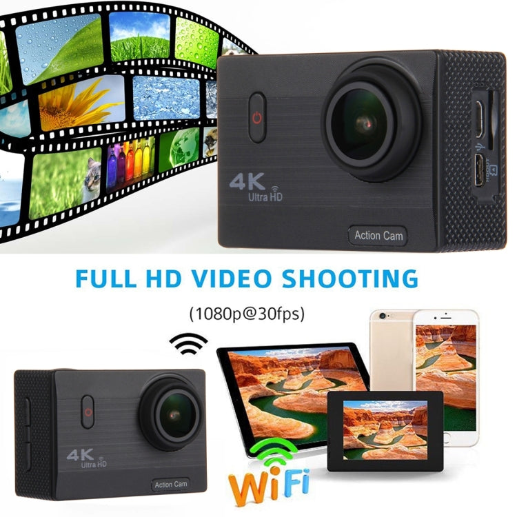 F69 Novatek 96660 4K WiFi Waterproof StarVision Sport Camera,  2.0 inch LCD, 16.0MP IMX078 Lens, Support TF Card / HDMI