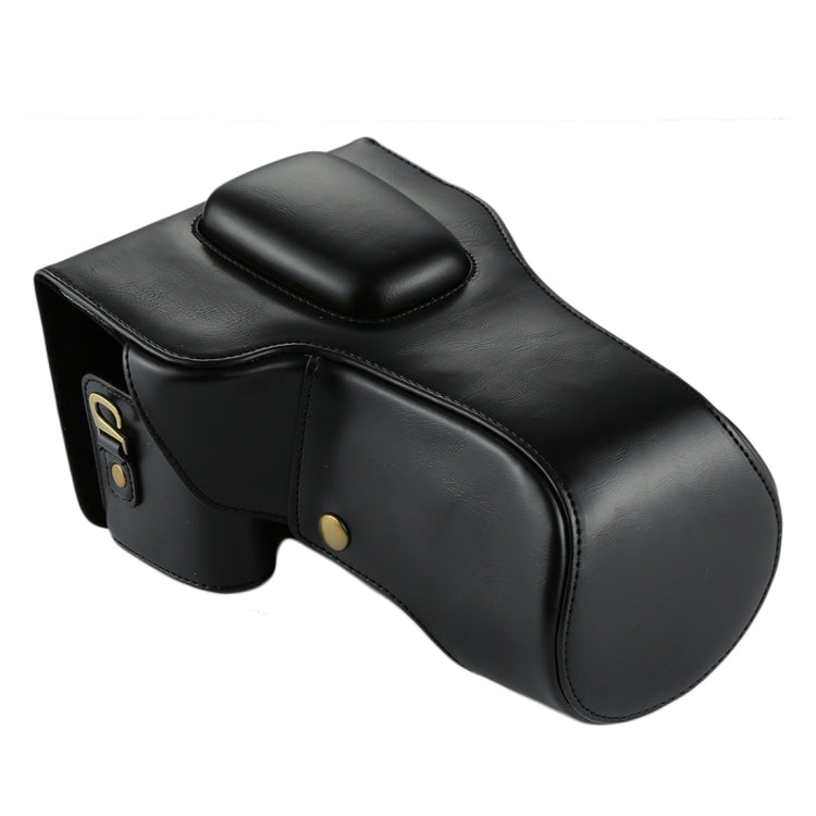 Full Body Camera PU Leather Case Bag for Canon EOS 760D / 750D (18-135mm Lens)