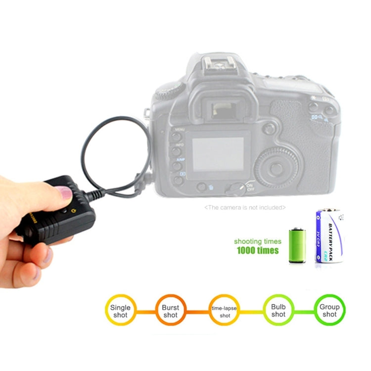 WX2001 Wireless Shutter Release Remote Controller for CANON 1000D/550D/60D, PENTAX:K20D/K200D/K10D, SAMSUNG GX-20/GX-10 Camera