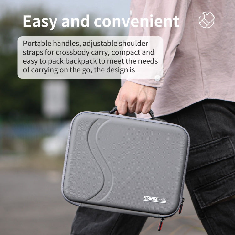 STARTRC Shoulder Storage Bag Handbag For GoPro HERO13 Black /12 Black /11 Black /10 Black /9 Black - Grey