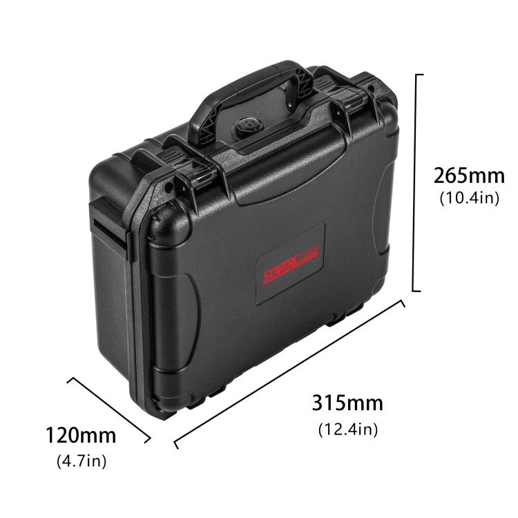 STARTRC Waterproof EVA PP Dual-layer Suitcase Storage Box For GoPro HERO13 Black /12 Black /11 Black /10 Black /9 Black  - Black