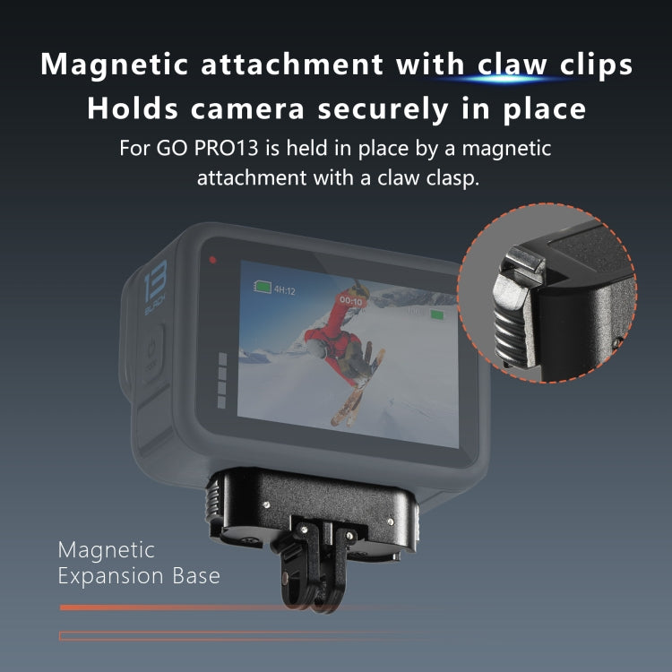 For GoPro HERO13 Black STARTRC Magnetic Quick Release Base Mount  - Black