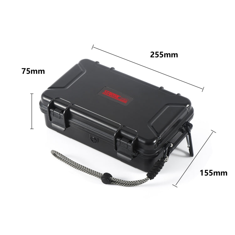 For GoPro HERO STARTRC Waterproof ABS Suitcase Shoulder Storage Box  - Black