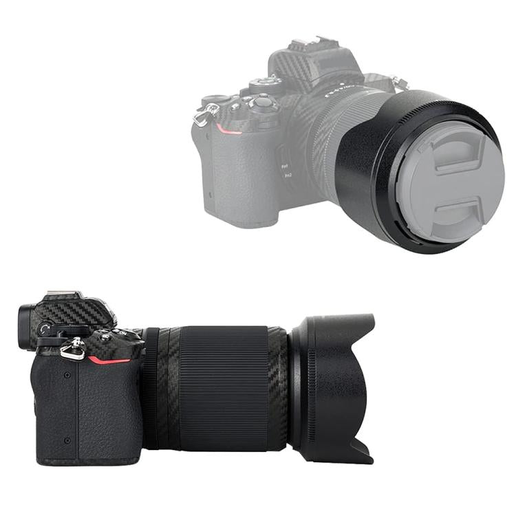 HB-90A Lens Hood Shade for Nikon Z DX 50-250mm f4.5-6.3 VR lens.  - Black