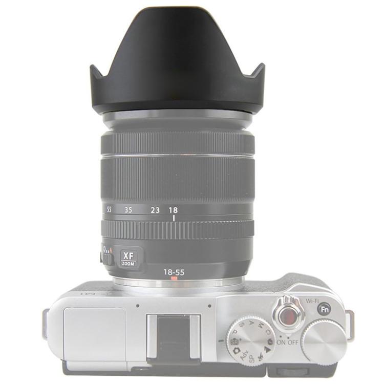 XF 18-55 Lens Hood Shade for FUJIFILM XF 18-55mm f2.8-4 R OIS / XF 14MM F2.8 lens  - Black