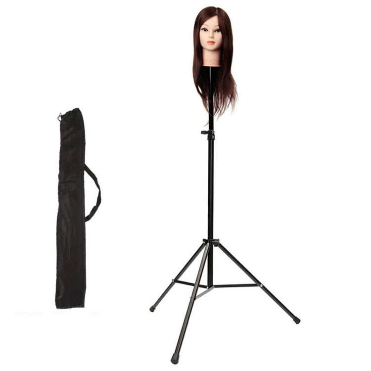 Hairdressing Adjustable Tripod Stand Salon Training Head Hair Wig Bracket Holder, Height: 80-150cm