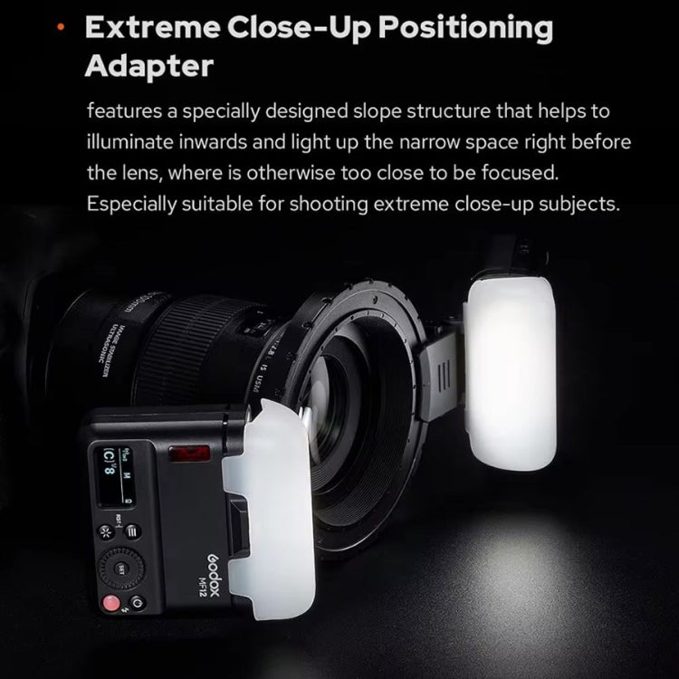 Godox MF12 Macro Flash 2.4 GHz Wireless Control Light  - Black