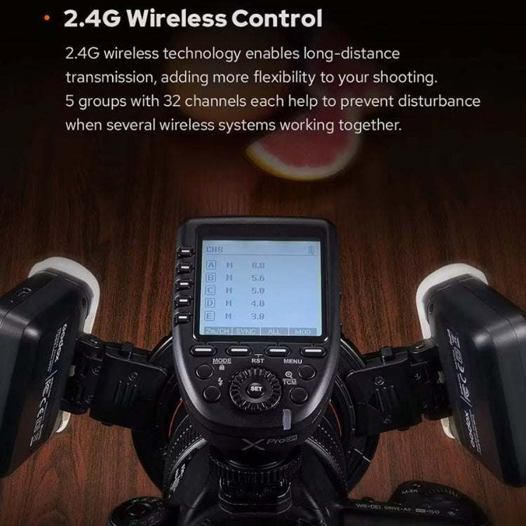 Godox MF12 Macro Flash 2.4 GHz Wireless Control Light  - Black