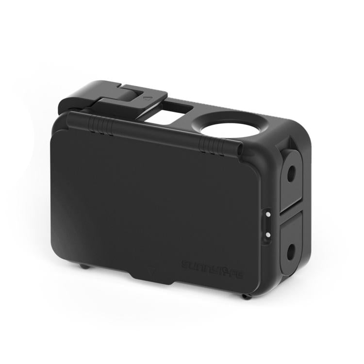For DJI Osmo Action 5 Pro / 4 / 3 Sunnylife Protective Case Frame Mount Adapter Sun Hood Housing Case  - Black