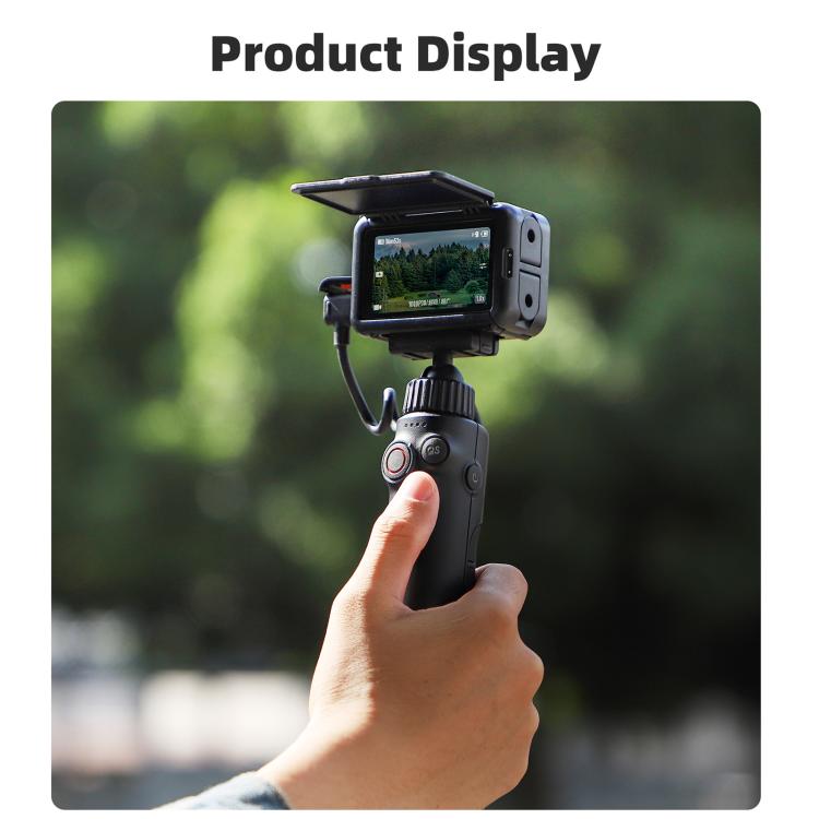 For DJI Osmo Action 5 Pro / 4 / 3 Sunnylife Protective Case Frame Mount Adapter Sun Hood Housing Case  - Black