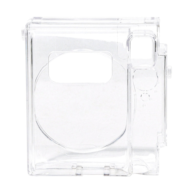 For FUJIFILM Instax mini 99 Crystal Hard Case Camera Bag with Shoulder Strap  - Transparent